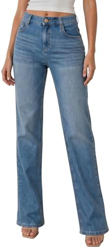 kensie Jeans for Women The Natalie Cross Hatch High-Rise Bootcut